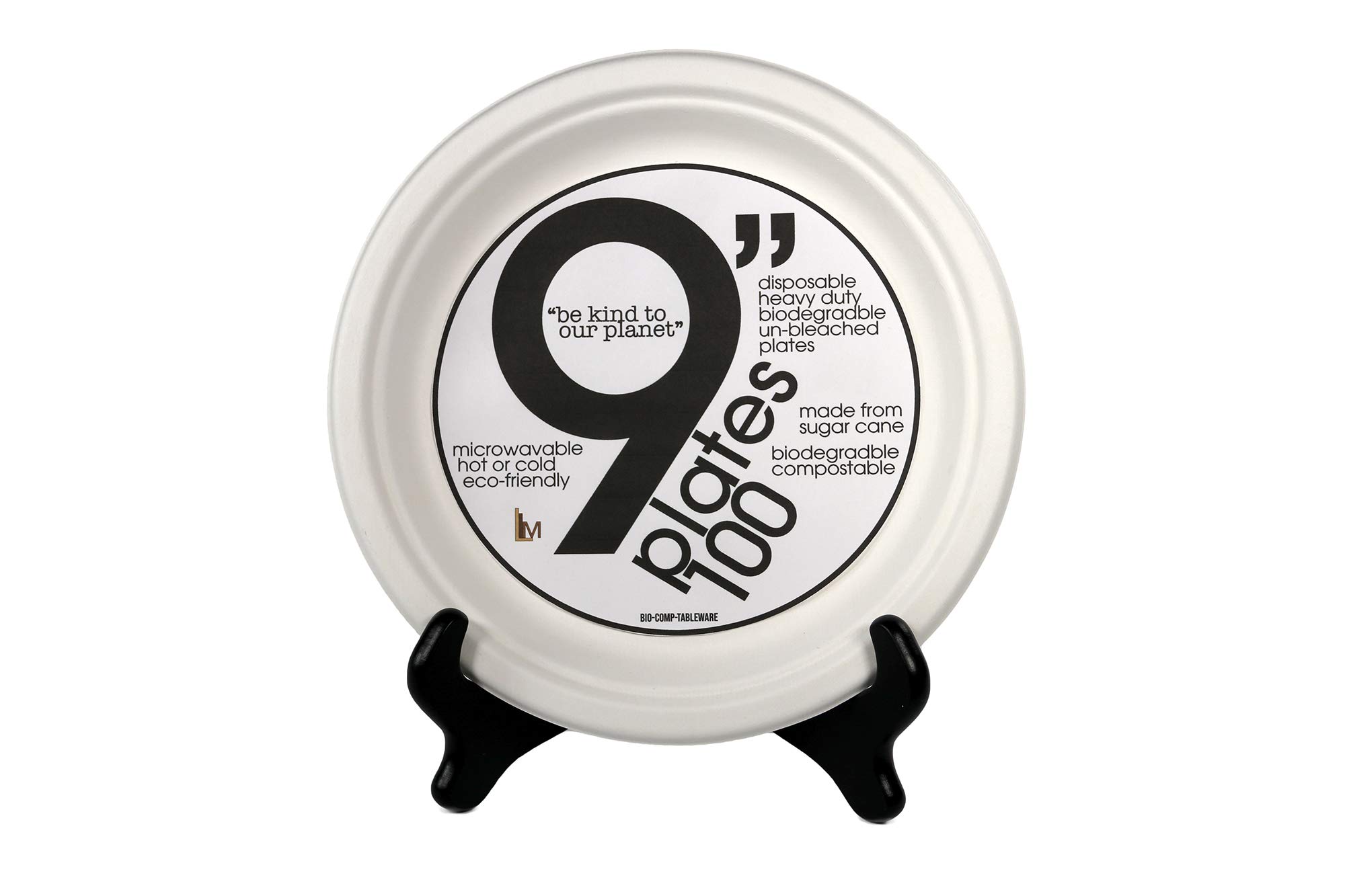 Buy Paper Plates, Biodegradable, Compostable, 9”, 100 EcoFriendly