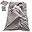 Sleeping Bag Liner Travel Sheets for Hotel Camping Sheets Travel Bed Sheets for Hotel Lightweight Single &Double Compact Sleeping Bag Sack Breathable Travel Sleeping Bag for Hotels Adult Compact Sacks