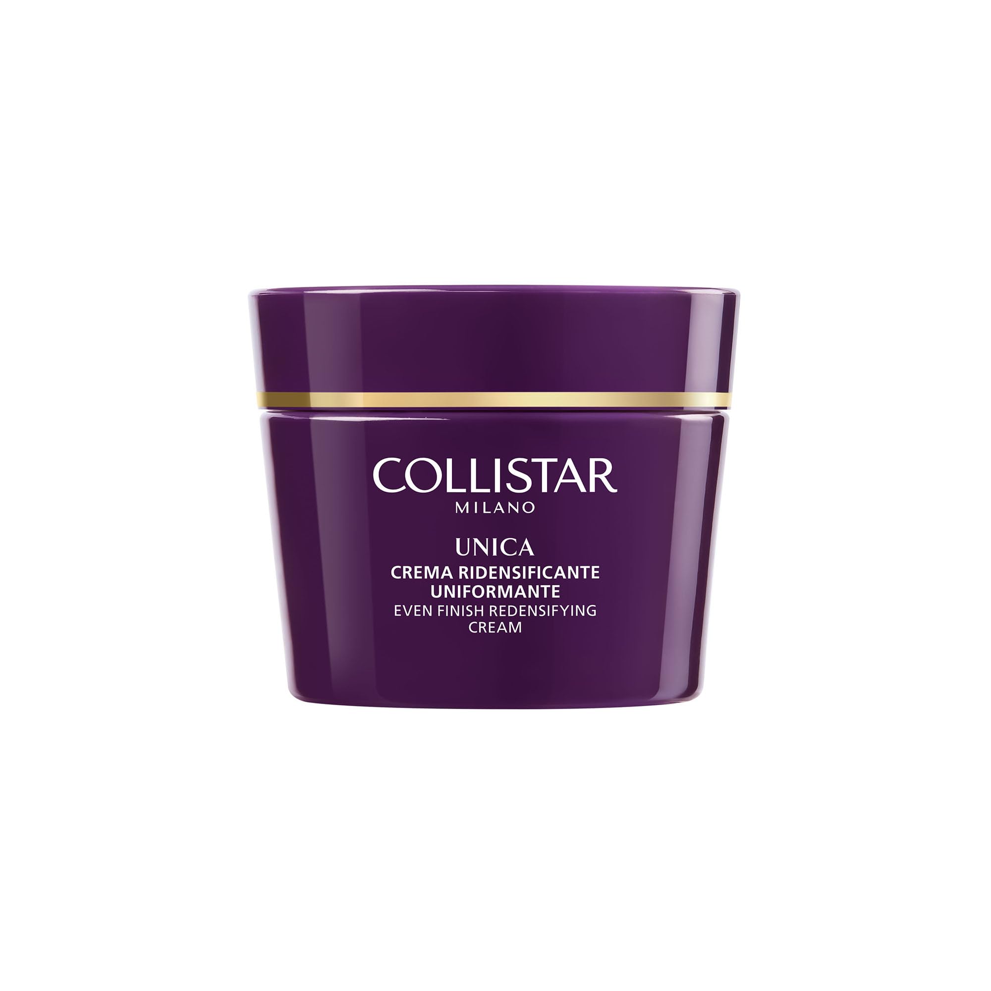 Collistar Unica Crema Viso Uniformante, Rende la Pelle Luminosa e Uniformata, Texture Ricca e Vellutata, Stimola la Produzione di Collagene, Senza Siliconi, 50 ml
