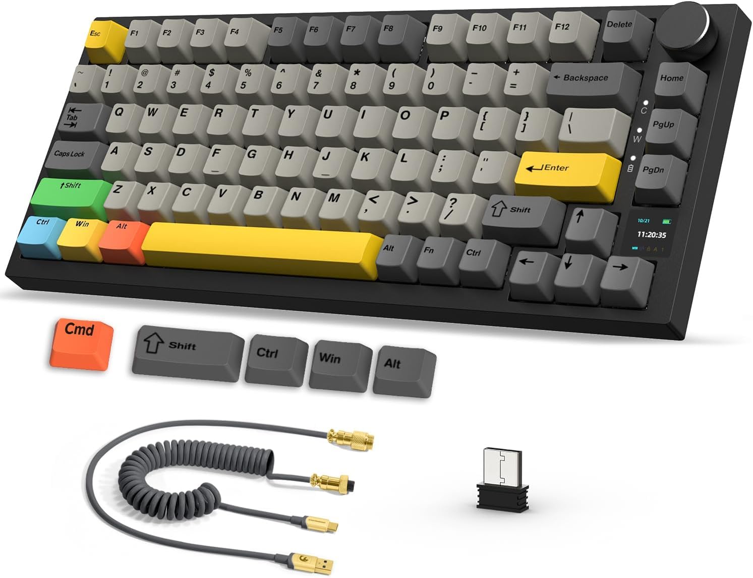 Amazon.com: Attack Shark ajazz AK820 Pro 75% Mechanical Keyboard