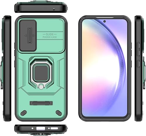 Vista 27 de Compatible con carcasa de soporte Honor 90 5G, con cubierta deslizante para lente de cámara compatible con funda Honor 90 5G REA-AN00 REA-NX9