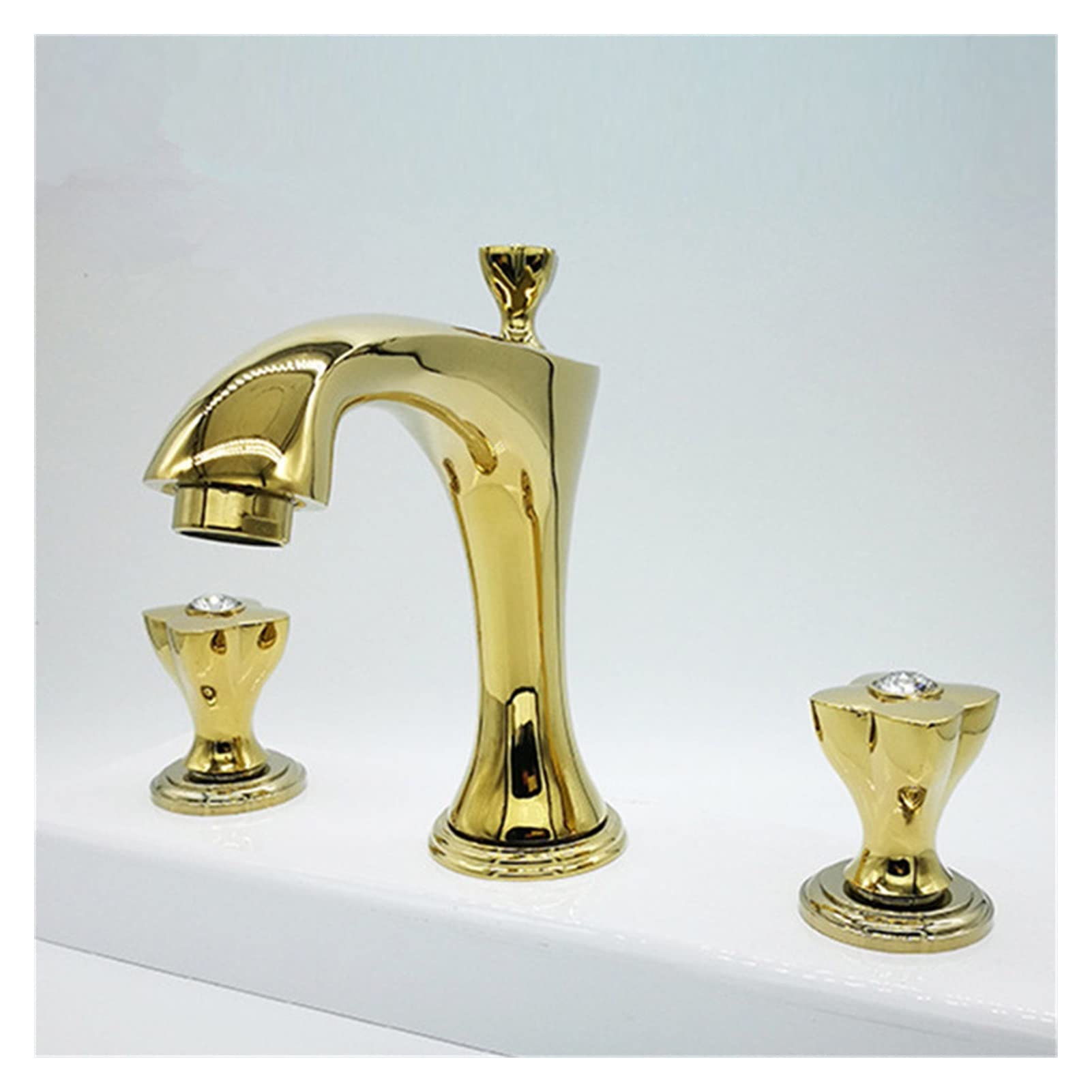 Robinet d'or lavabo melangeur 3 trous pour en finir avec les reglages de temperature difficiles