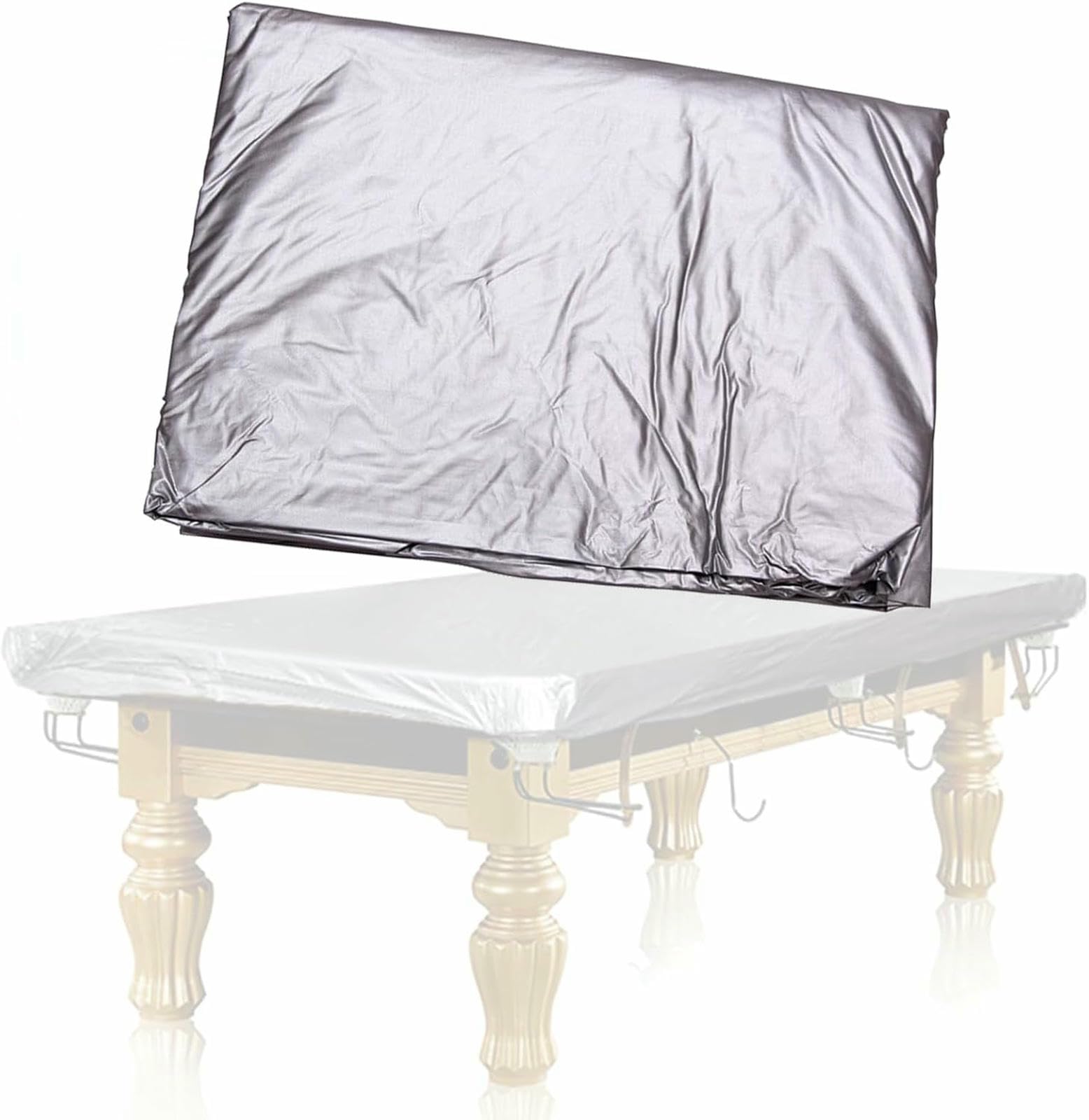 Funda para mesa de billar duradera: protector textil fuerte con sistema de cordón