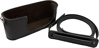 Hirano Leica Leica A/DII/Standard Dual Use Handmade Genuine Leather Camera Case (Strap Included) Black