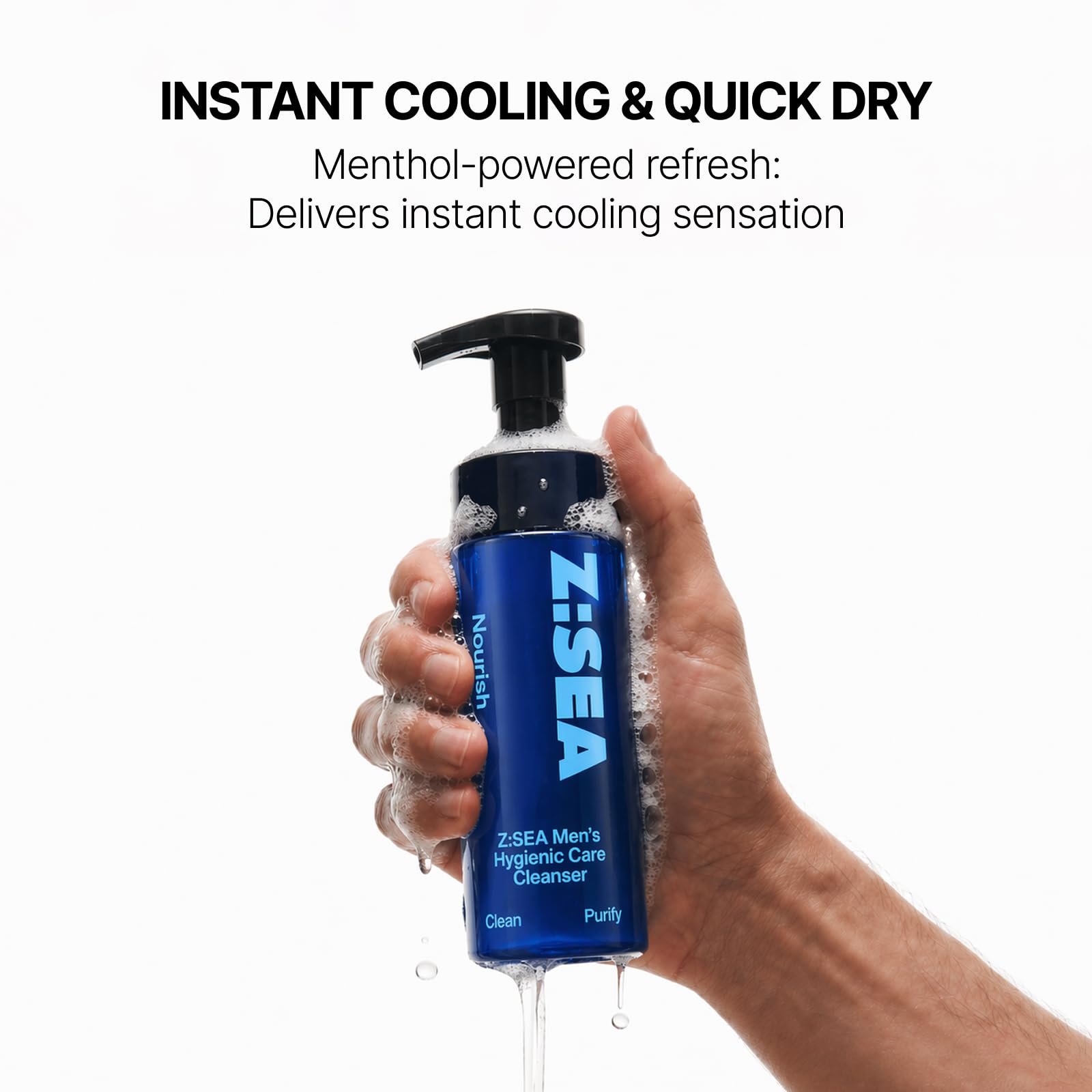 Amazon.com : Z:SEA Men's Foaming Intimate Wash, pH Balanced