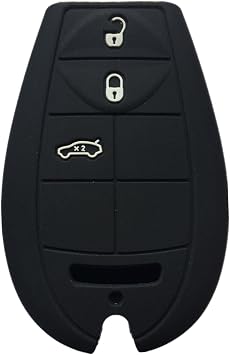 Silicone Keyless Entry Remote Control Key Fob Cover Case protector Replacement Fit For Dodge Challenger Charger Journey Magnum M3N5WY783X IYZ-C01C