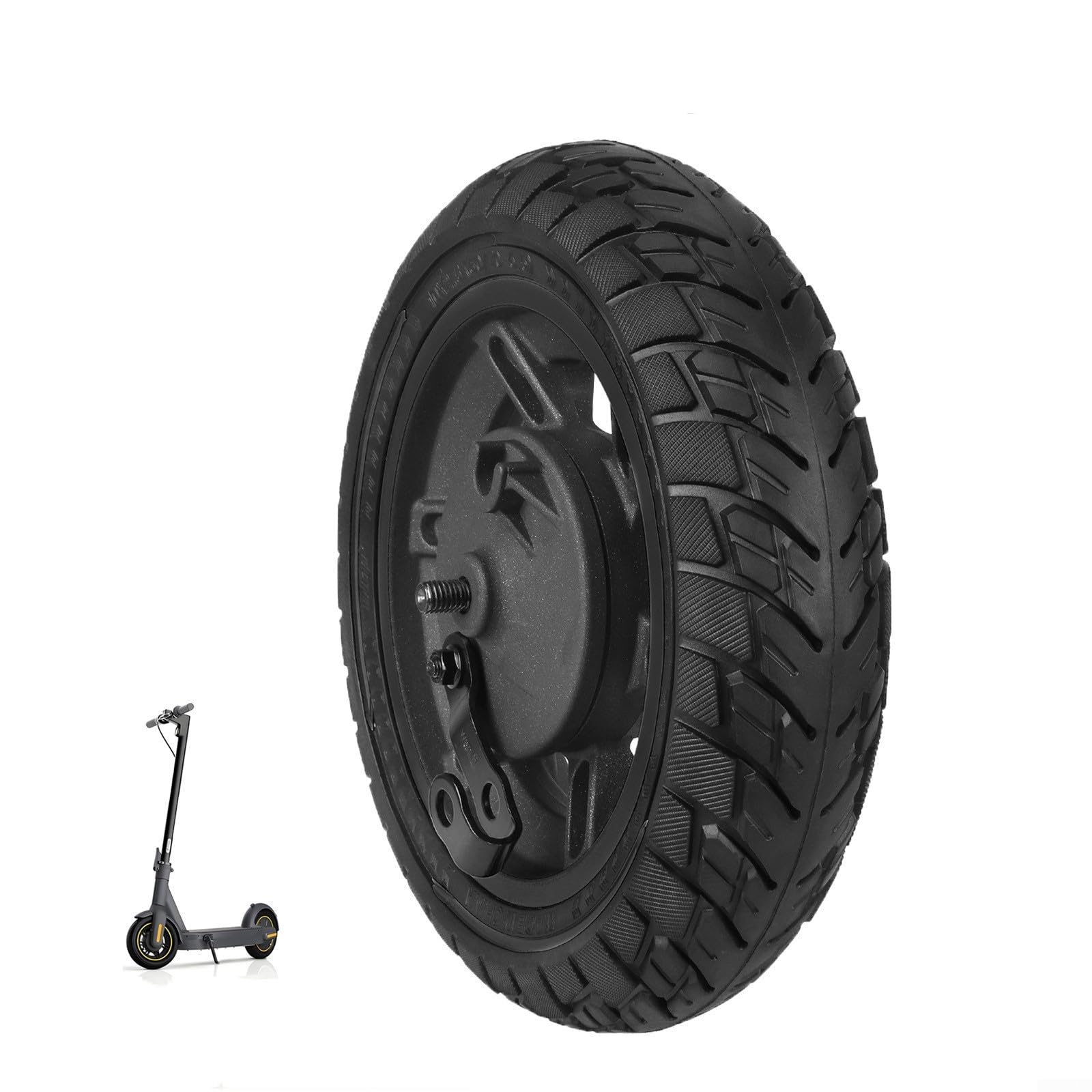 Pneu solide tout-terrain 10x2,5 pour terrain accidenté