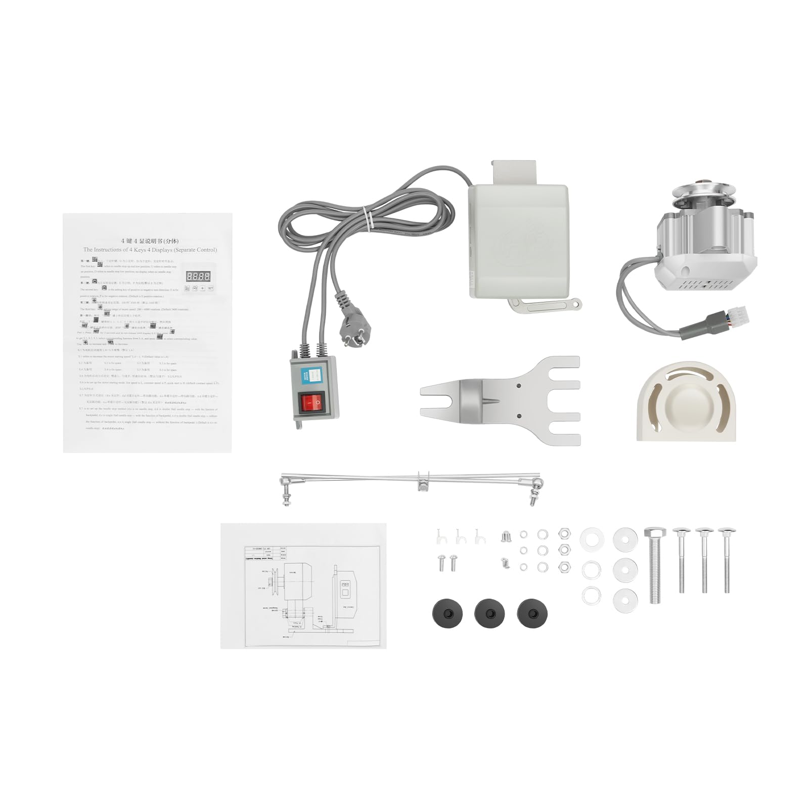Nähmaschinenmotor 500W, Industriemaschinen Brushless Motor, Nähmaschinen Nähmaschinenteile Servomotor Industrielle Nähmaschine für Heimtextilien, Industrielle Fertigung