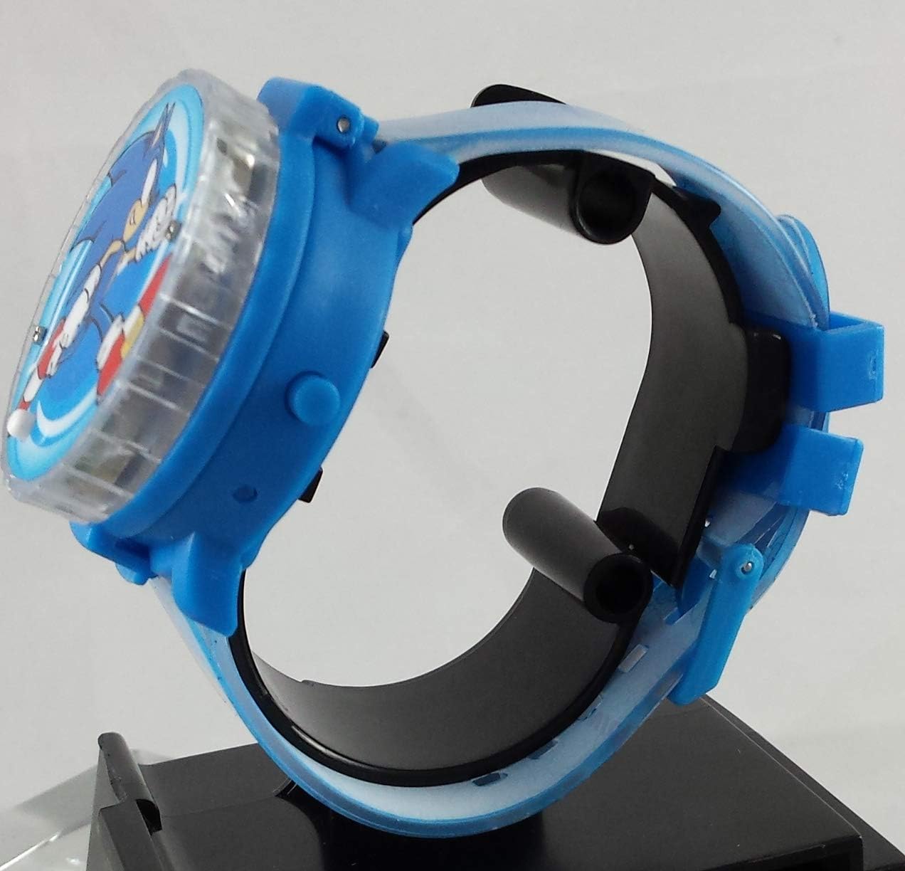 Sonic The Hedgehog Light-Up Spinner LCD Watch, Blue