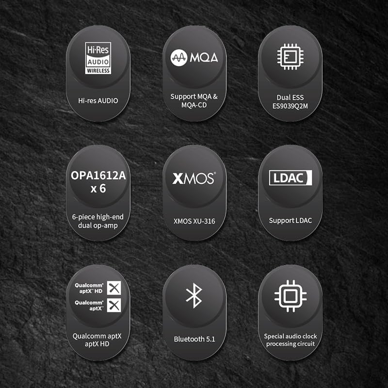 S.M.S.L RAW MDA1 Dual ES9039Q2M Decoder Support MQA MQA-CD LDAC Hi-res DAC with Remote Control