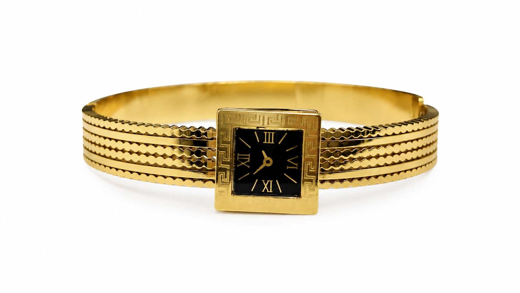 M.F.H Premium Kada Bracelet for Women & Girls | Stylish Open Cuff Bracelet | Stainless Steel Fashion Bracelet for Daily Wear, Party, Office & Festive Occasions | Minimal, Chunky & Designer Bracelet | SUITABLE FOR 2*4 AND 2*6 NOT FOR 2*8-picture-10