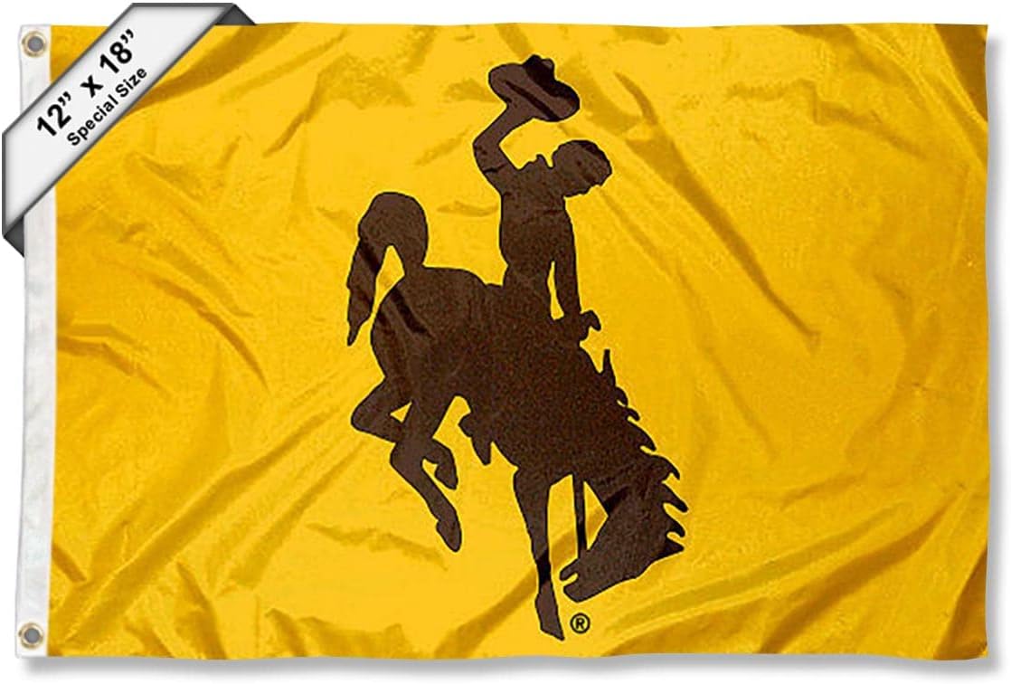 Wyoming College University Cowboys Boat and Nautical Flag