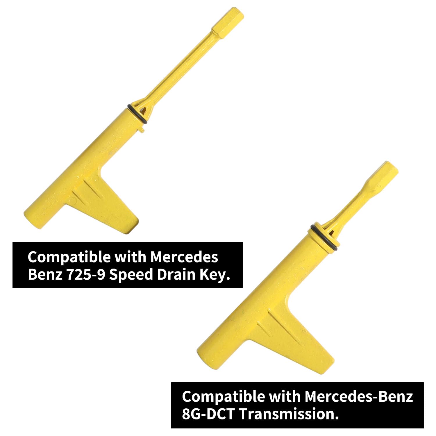 DPTOOL Metall Getriebeöl Füllwerkzeug für Benz 725.0 8 & 9 Gang | Für Mercedes Benz Ölwechselgetriebefüller Werkzeugadapter mit Ölstandskontrollwerkzeug 725 589 02 90 00, 725 589 00 90 00