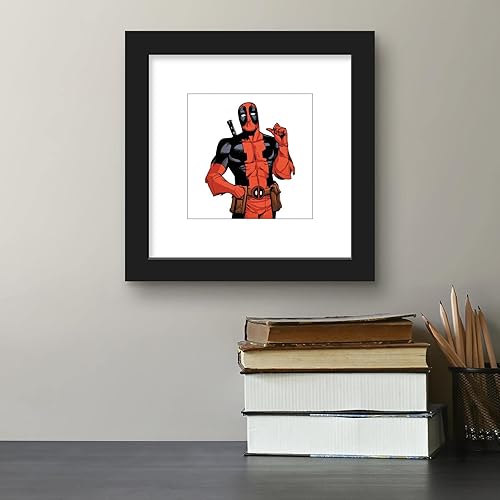 Miniatura 5 de Trends International Gallery Pops Marvel Comics - Deadpool - Lienzo decorativo para pared, versión sin marco, 12 x 12 pulgadas, arte de pared en