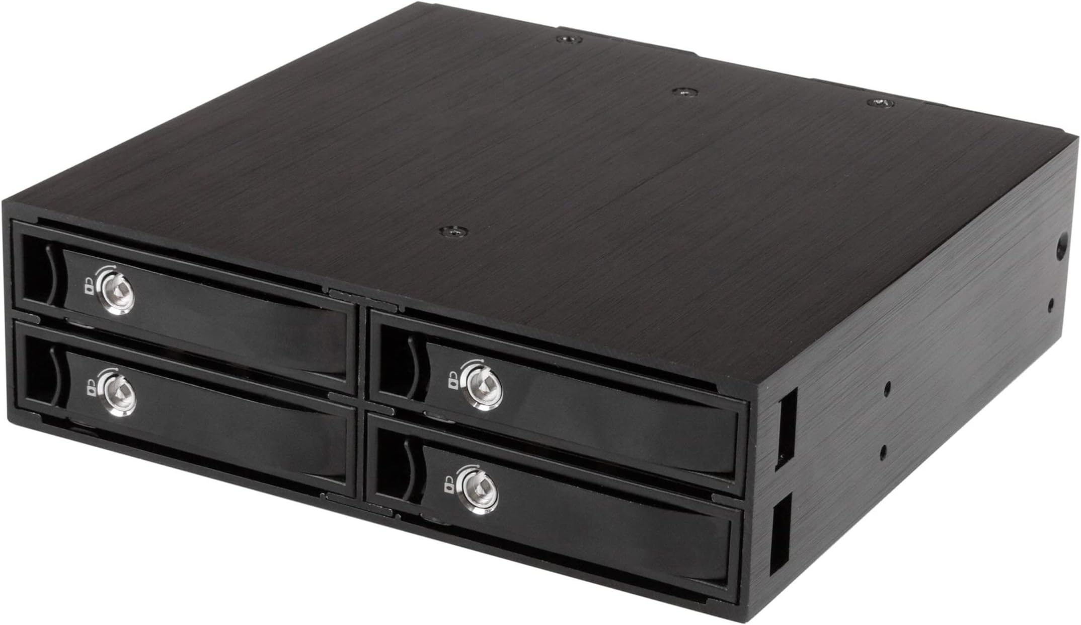 4-Bay Mobile Rack Backplane for 2.5in SATA/SAS Drives - Hot Swap SSDs/HDDs from 5-15mm - Supports SAS II & SATA III (6 Gbps) , TAA (SATSASBP425)