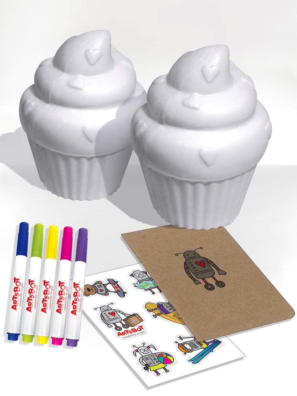 Craft Kits - Hazlo tu mismo, creatividad e imaginación sobre la marcha, compacto, libre de desorden, kit de arte sin estrés para niños y niñas de 5 o más años, compatible con núcleo común, 4 kits geniales 2