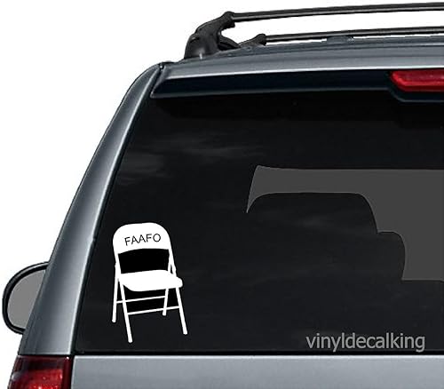 Miniatura 2 de FAAFO - Adhesivo de vinilo para silla plegable, para automóvil, camión, para ventana, pared, parachoques Alabama (12 x 7.5)