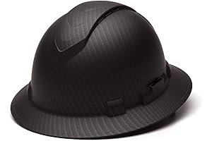 Pyramex Ridgeline Vented Full Brim Hard Hat for Enhanced Safety and Comfort