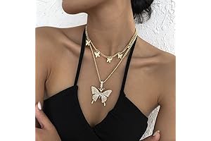 Wekicici Butterfly Choker Necklace: Exquisite Elegance for Everyday Glamour