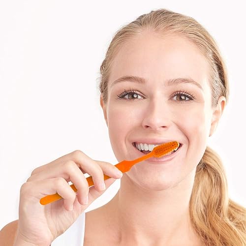 Miniatura 7 de Reach Crystal Clean Cepillo de dientes, cerdas medianas, 1 unidad, paquete de 6