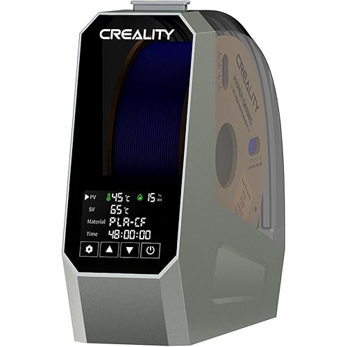 Creality Space Pi Filament Dryer, Filament Storage Box, Upgraded Double 360° Heating Drying with Fan&Touch Screen, 3D Printer Filament Spool Holder, Dehydrator 1.75/2.85/3mm PLA PETG ABS TPU Nylon
