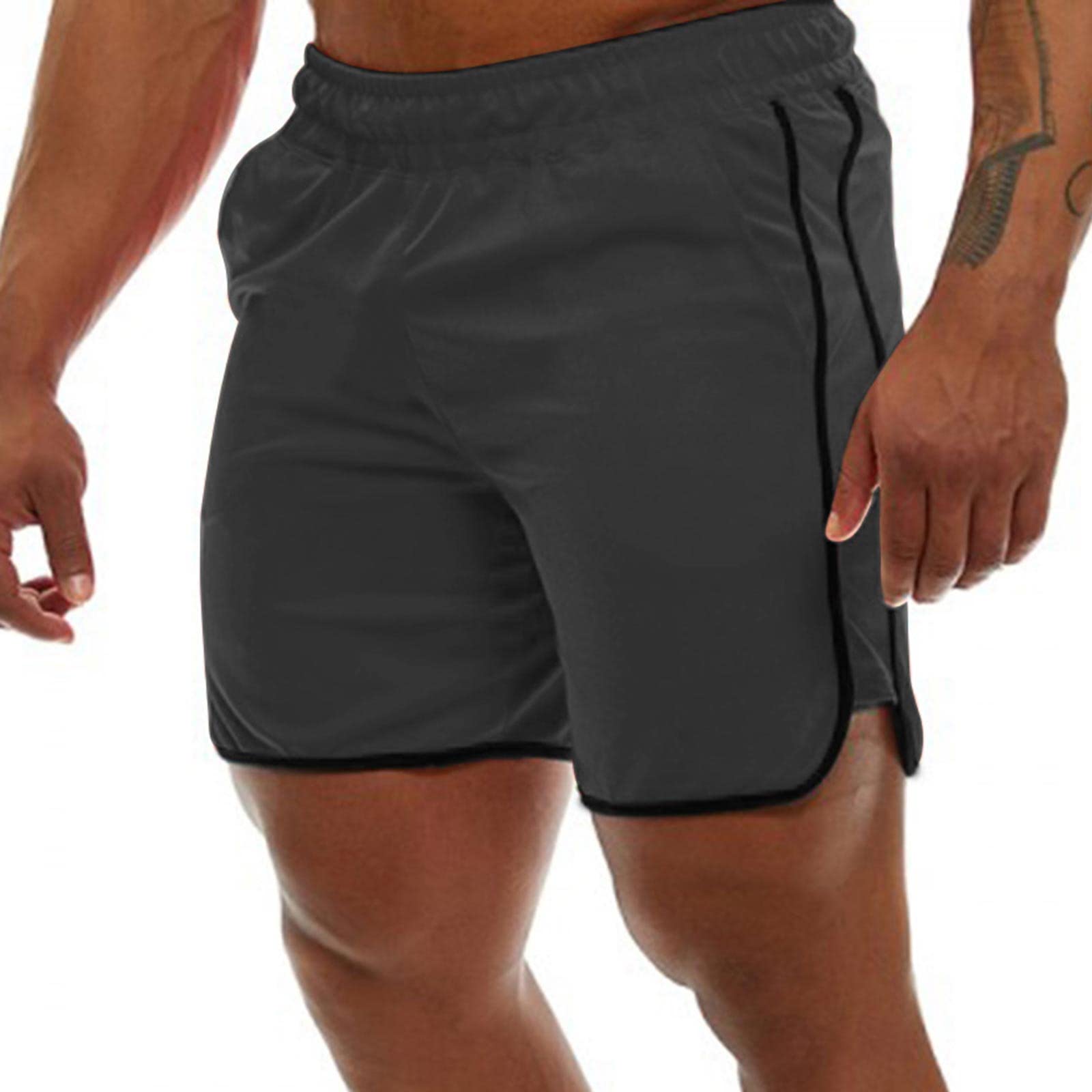 Genfien Pantaloncini Sportivi da Uomo Allenamento Fitness Shorts Jogging Pantaloncini Asciugatura Veloce Traspirante Leggero Sportivi Shorts