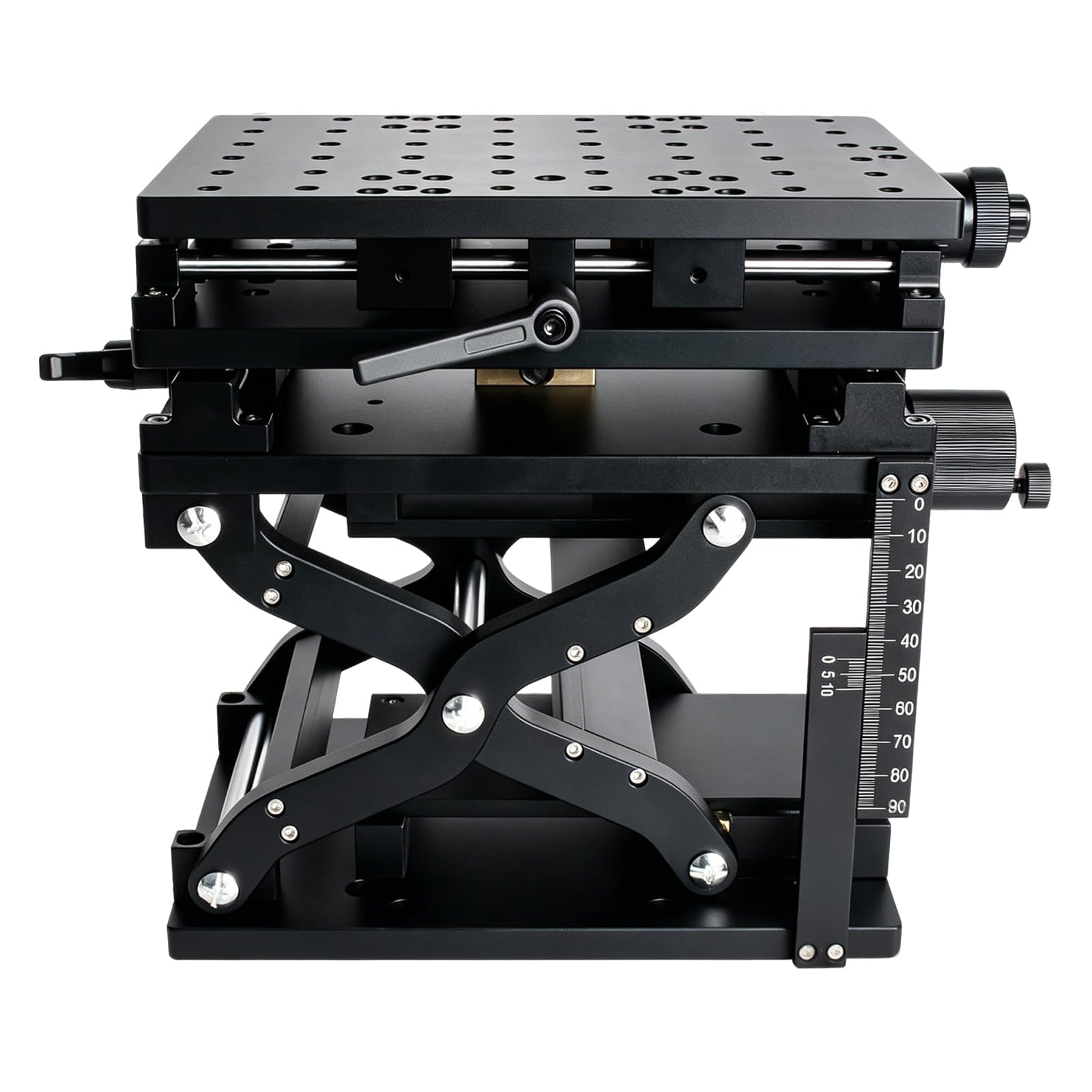 COYEUX Xyz Axis Manual Sliding Table, Laboratory Lifting Platform, 40x25x110mm Stroke, 30kg Load Capacity, High Precision Lifting For Optical Experiments, Industrial Applications