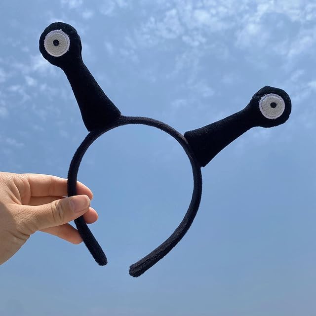 Foto 4 de 7 de Jomewory Diadema de disfraz de antena, diadema de de caracol de felpa de dibujos animados