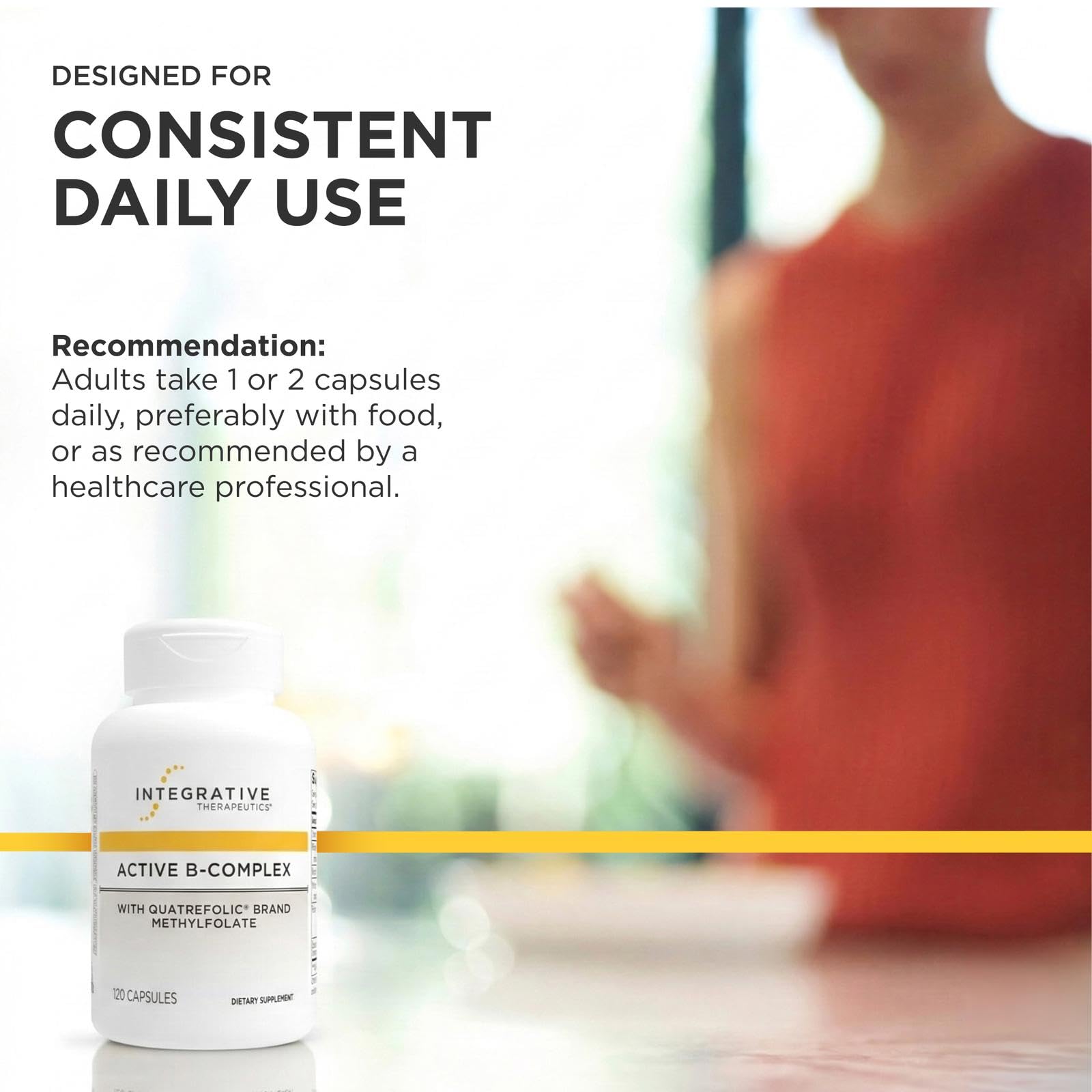Integrative Therapeutics Active B-Complex with Methylfolate, 120 Count — Amazon image 7