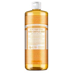 Dr Bronners - Pure-Castile Liquid Soap Citrus 32 ounce - Made with Organic Oils 18-in-1 Uses Face Body