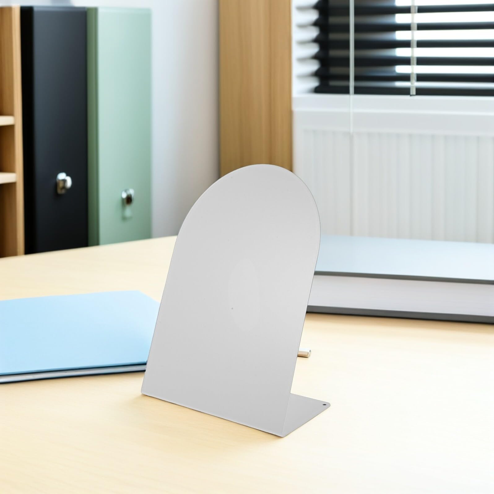 Beavorty Magnetische Tisch Memotafel Weiß mit Ständer Kleine Pinnwand für Schule Büro und Homeoffice Abwischbare Oberfläche Notiztafel