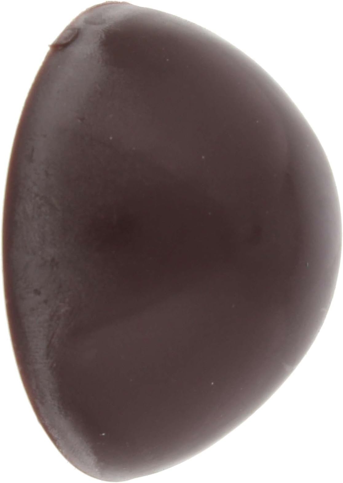 Ultra Hardware 70092 2 Pack Brown Soft Door Stop 2-1/2" Dome Stick On Door Bumper