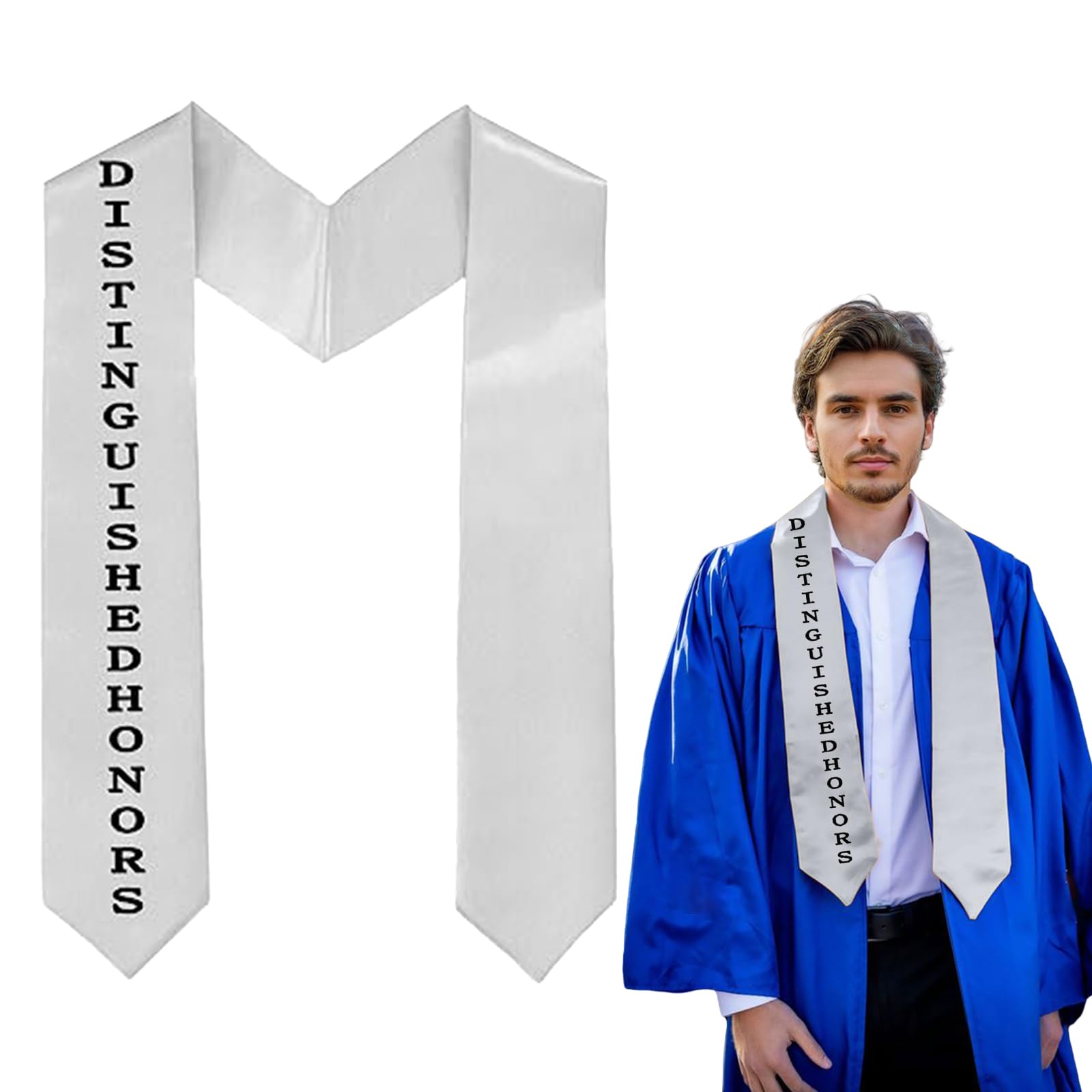 YIIOSS Graduation Stole Honor Stole Plain Sash 60