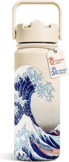 Hokusai Great Wave Water Bottle