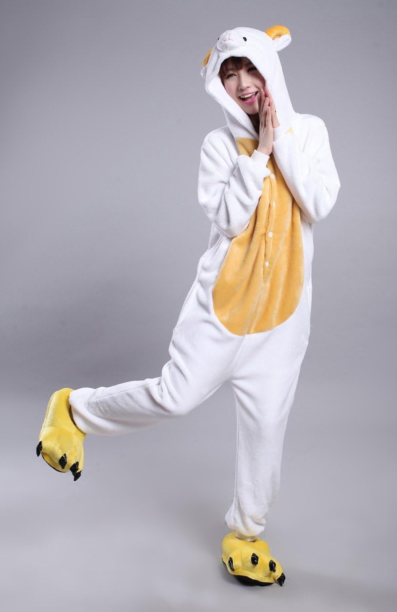 Honeystore Cosplay Halloween Romper Sheep Animal Costume Party Pajama 1-Piece