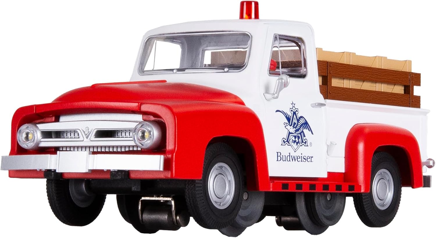 Lionel Anheuser-Busch Budweiser Vintage TMCC Truck - O Gauge Train Truck – Command Control Diecast with Lights, Strobe, Forward & Reverse Operation, Age 21+