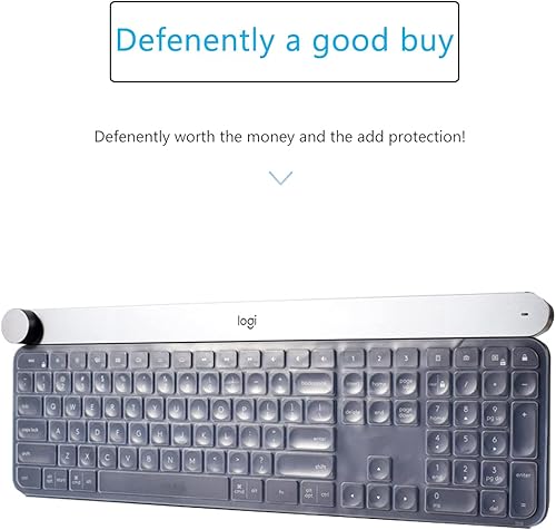 Miniatura 3 de Funda para teclado Logitech MX Keys S Wireless KeyboardLogitech MX Keys Advanced Wireless KeyboardLogitech Craft Keyboard Ultra Thin Silicona
