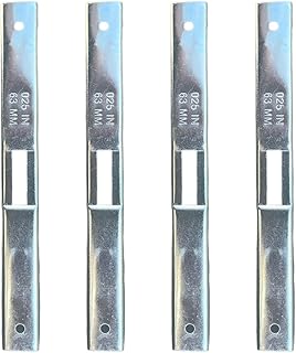 精密チェーンソー デプスゲージツール - 0.65mm/0.026インチ ポータブルレーカーファイルガイドキット オレゴン用ステンレススチールテンプレート付き