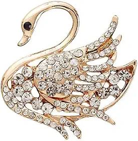 Broche de animal de strass vívido: broche de lapela de cristal, decoração de casaco de chapéu de mochila joias