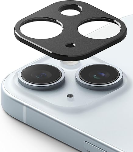 Ringke Estilo de cámara Haz que el teléfono se vea mejor Compatible con protector de lente de cámara iPhone 15 y protector de lente de cámara iPhone