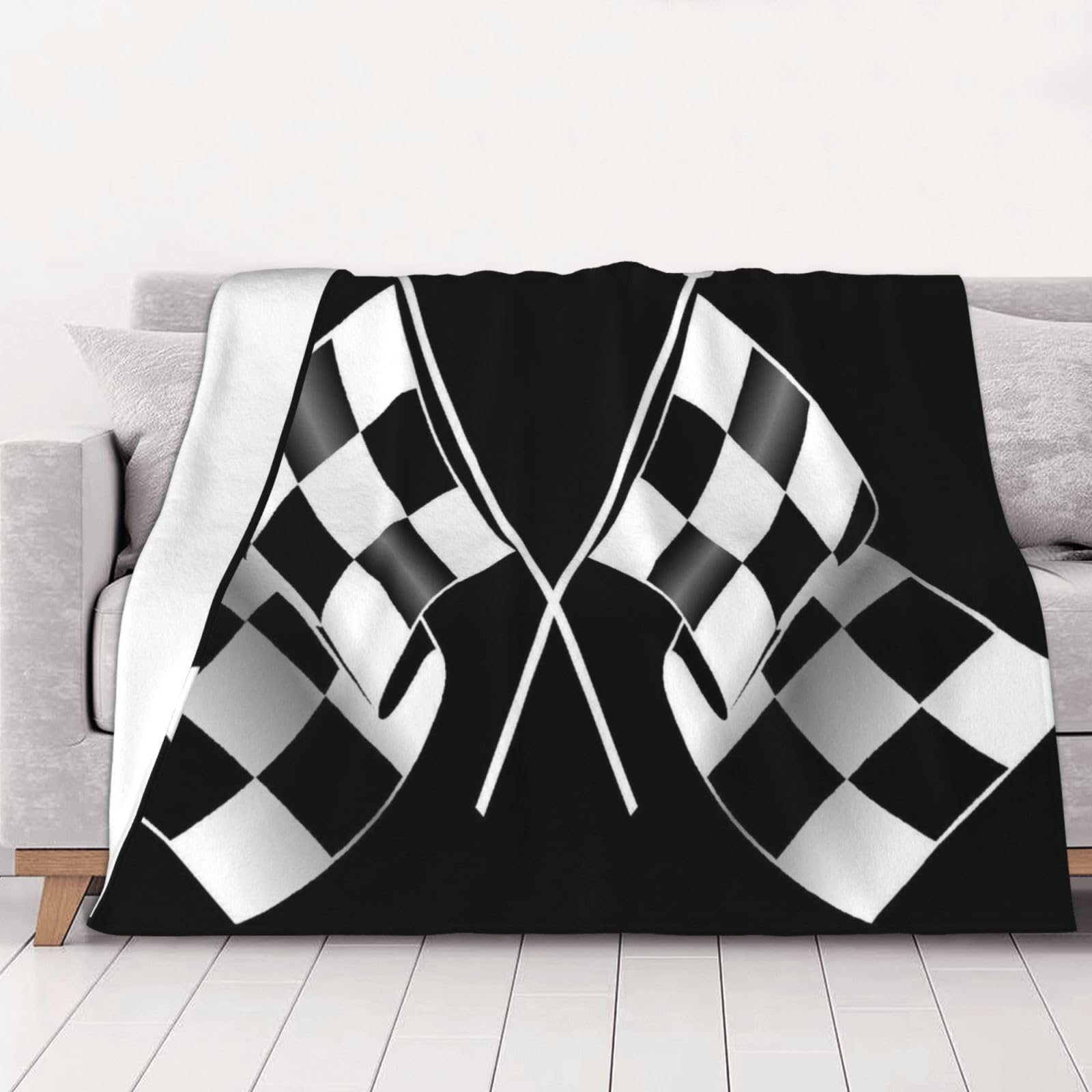 Couverture en flanelle chaude pour soirées cocooning sur le canapé