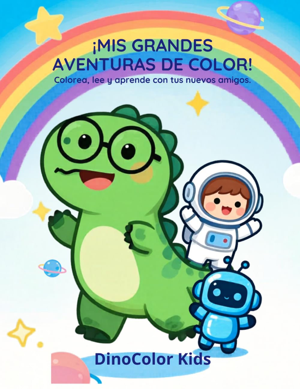 MIS GRANDES AVENTURAS DE COLOR: LIBRO INFANTIL PARA COLOREAR Y APRENDER