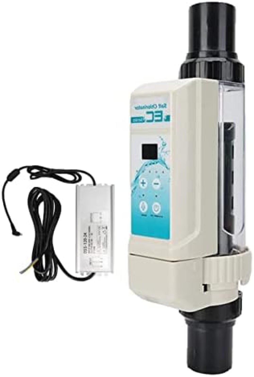 Machine À Chlore Au Sel pour Piscine Spa, 8g/12g/16g/20 G/h, Générateur De Chlore À Eau Salée, Électrolyse, Chlorateur De Sel EC8/EC12/EC16/EC20,8 G/Heure,Bonny369