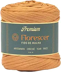 Fio de Malha Premium Fiorescer - 140mts 28mm Croche (Capuccino)