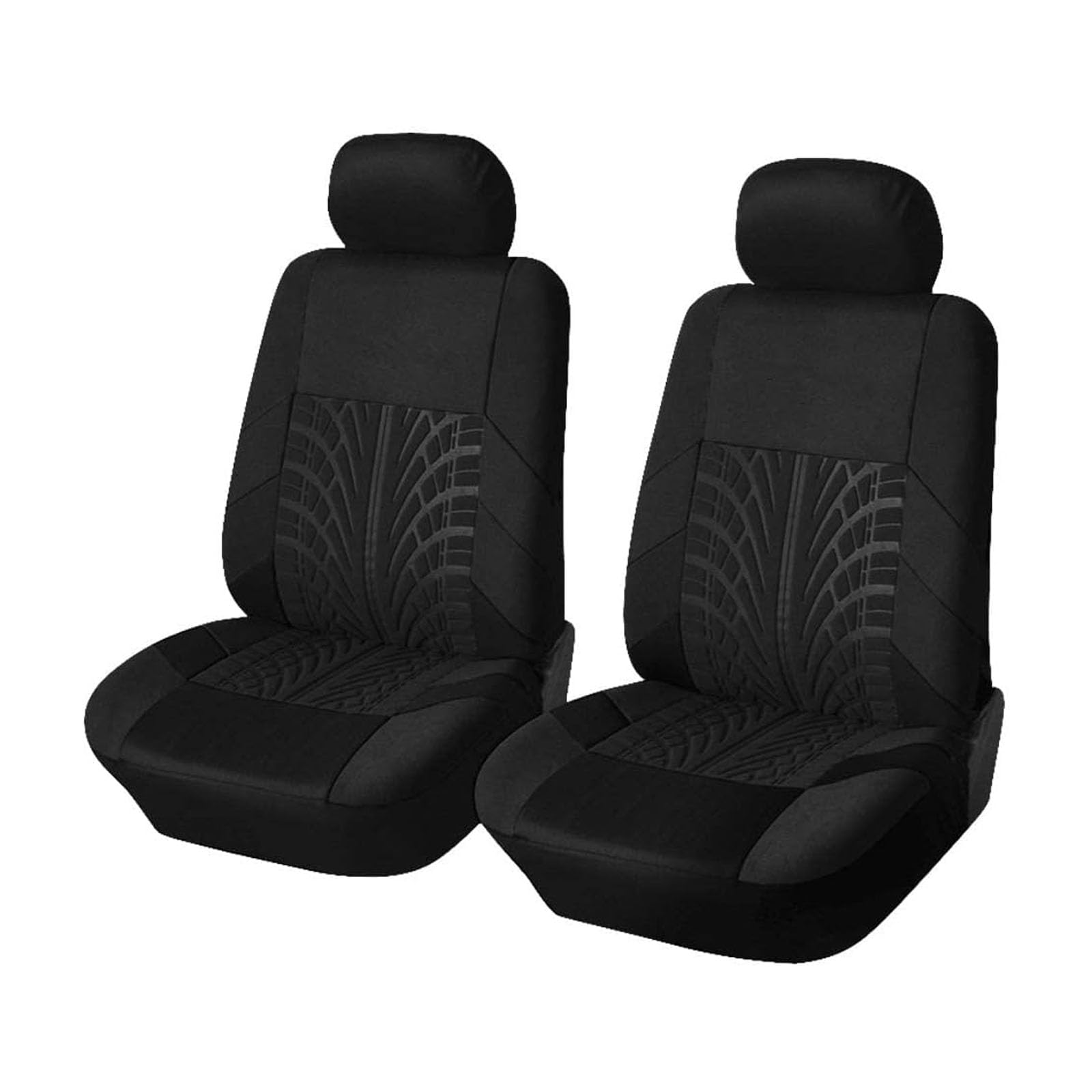 Housse de Siege Avant Voiture pour Ford Ranger Wildtrak (2016-2026), Polyester Respirant et Lavable Protection Durable Housses Siège Voiture Accessoire,A/Black