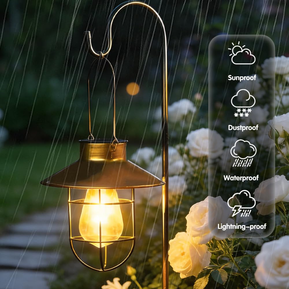 Ampoule Solaire Exterieur, 2 Pièces 8.5 cm Lampe Solaire Jardin Rechange, Lampe Solaire de Rechange avec Ampoule LED Brillante, Éclairage Solaire D'extérieur Décoration DIY (4PCS)