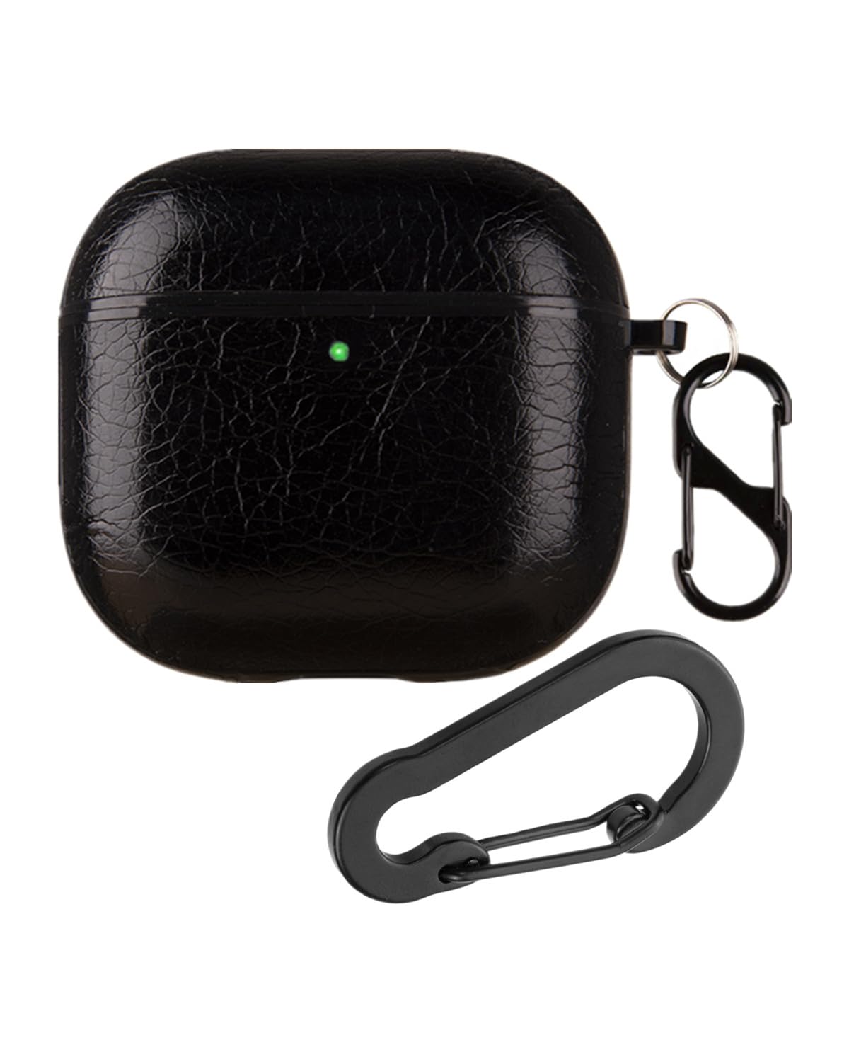 Custom Leather Case For AirPods 4 2024/3/Pro 2/1 Gen Personalized Name, Active Noise Cancellation, Pebble Leather Cover, Retro Luxurious Shockproof Wireless Charging Case