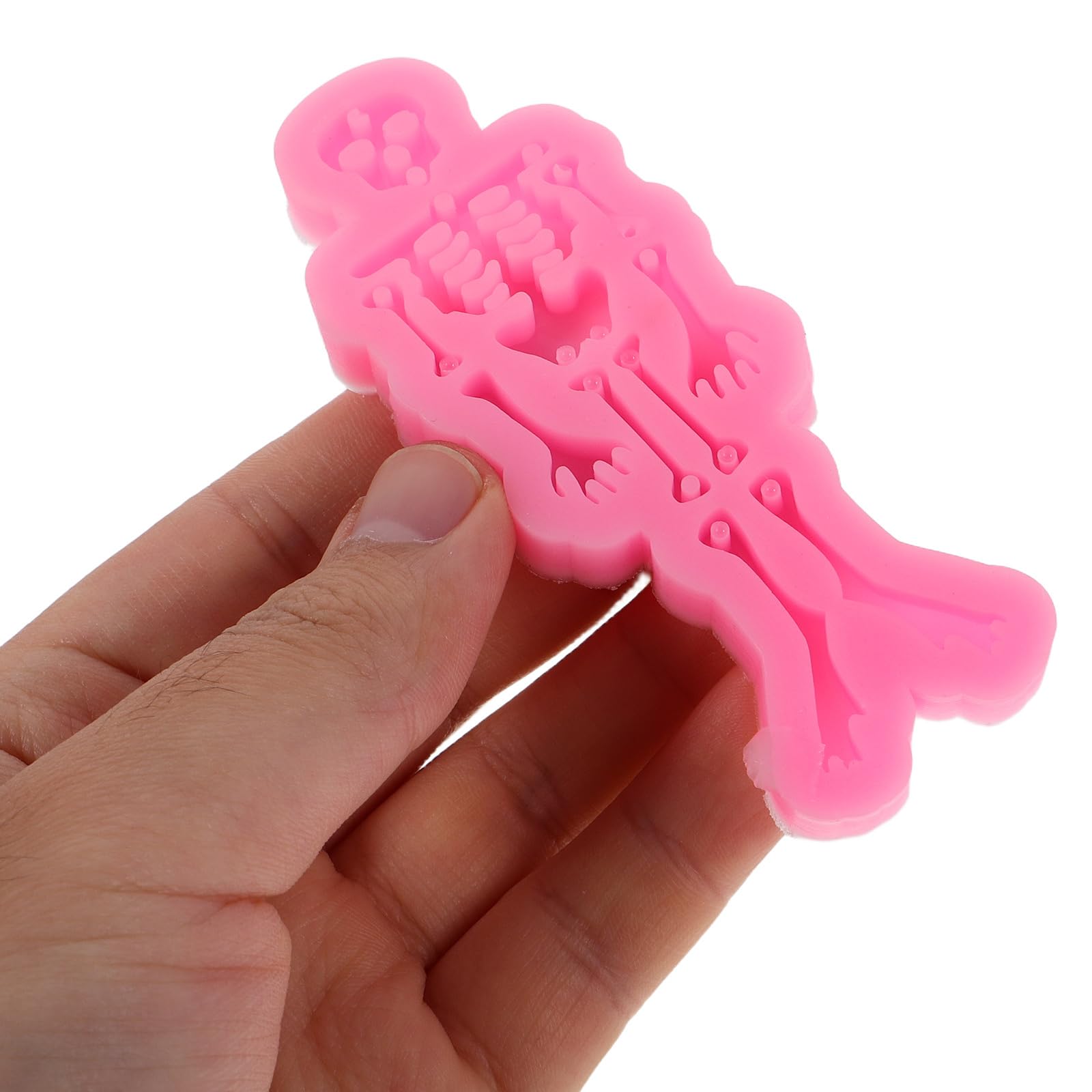 Moule à Cercueil en Silicone Rose 3pcs, pour Fête Halloween, Résine