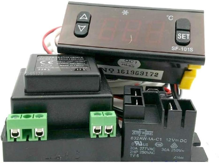 MXBAOHENG Thermostat Temperature Controller SF-101S Digital Display Cool Room Cake Cabinet Freezer Ice Cabinet (110V)