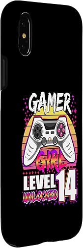 Miniatura 6 de Funda para iPhone 11 Pro Max Gamer Girl Nivel 14 desbloqueado para videojuegos 14 cumpleaños para niñas